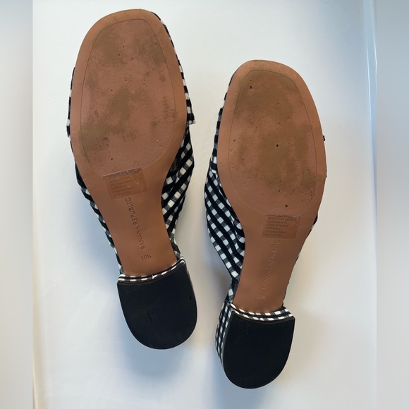 Banana Republic Women’s size 10.5 Gingham Slip On Sandals - Picture 7 of 9